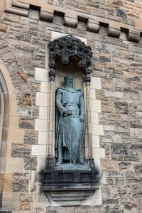 Wächterfigur beim Edinburgh Castle