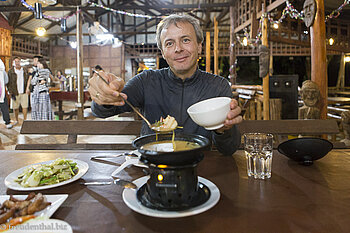 Suppe im Jong Kum Lao Restaurant