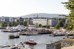 Blick über den Hafen von Oslo