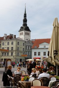 Gastronomie auf dem Rathausplatz Tallinn