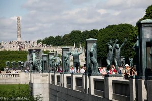 die Brücke vom Frognerparken - Vigelandsparken