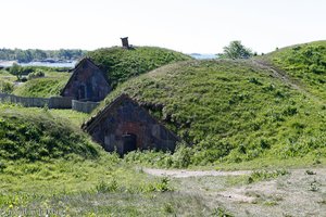 alte Geschützstände auf Kustaanmiekka