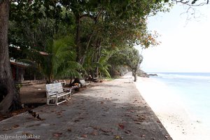 Radweg zwischen der Anse Patates und der Anse Fourmis