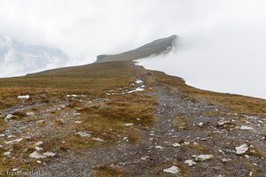Nebelschwaden am Baseggla (2.280 m)
