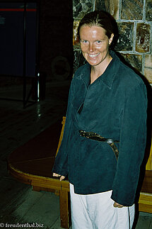 Annette im Salzbergwerk von Reichenhall