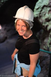 Annette in der Weihnachtshöhle - Gruta Natal