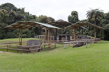 Grabanlagen im Archaeological Park von San Agustin