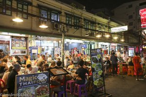 Restaurant in der Rambuttri Alley von Bangkok