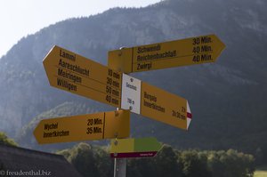 Wandertafel bei Geissholz