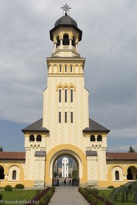 Glockenturm der Krönungs-Kathedrale von Alba Iulia