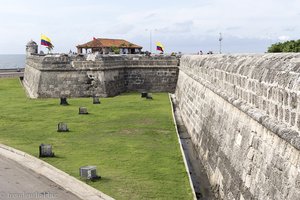 Die 13 Kilometer lange Stadtmauer von Cartagena