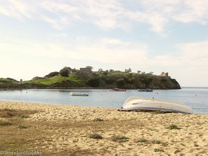 Strand und Boot bei Lekithos