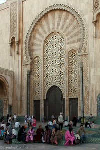 Versammlungsort Moschee Hassan II. in Casablanca