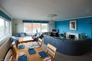 Wohn- und Frühstückszimmer im Breiview Guest House