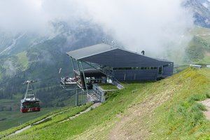 Wolken über der Fellhorn-Gipfelstation