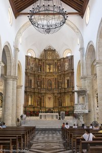 In der Kathedrale von Cartagena.