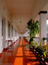 Bandarawela Hotel - Gang im oberen Stockwerk