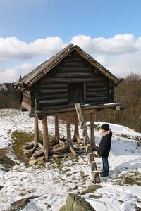 Hütte auf dem Norden Schwedens (Samen)