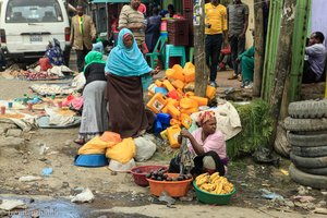 Verkäuferinnen bei Mercato - Addis Abeba