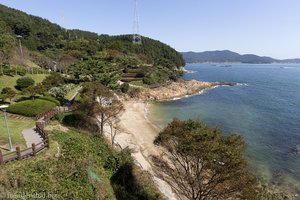 Küste entlang dem Yi Sun-sin Park