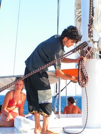 Seemann bei der Arbeit - Türkische Riviera