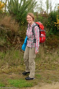 Annette auf dem Camino Primitivo