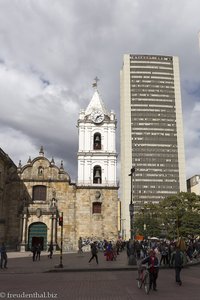 die Iglesia de San Francisco in der Candelaria von Bogota