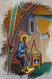 Wandmalerei beim Kloster Kykkos