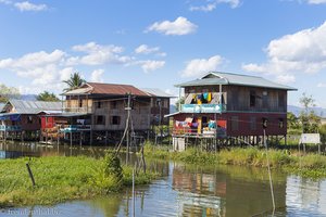 Stelzenhäuser auf dem Inle-See