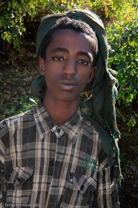 äthiopischer Junge bei Addis Zemen