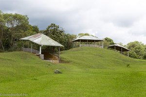 Einzelne Grabstätten auf den Hügeln des Parks Alto de los Ídolos.