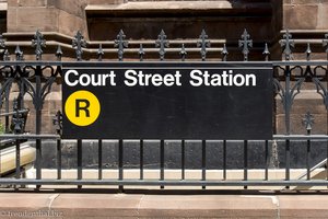 kleine und versteckte Eingänge zur Subway von New York