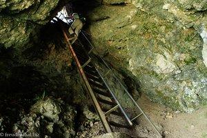 Treppe, eigentlich Leiter hoch zum Niederbauen-Chulm