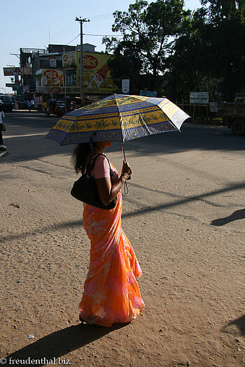 In Sri Lanka hier ist helle Haut gefragt.