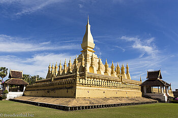 beim Pha That Luang in Vientiane
