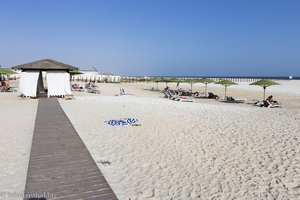 Strandhütten des Hilton Salalah im Oman