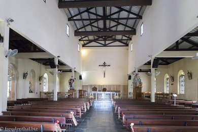 In der Sainte-Anne-Church auf La Réunion