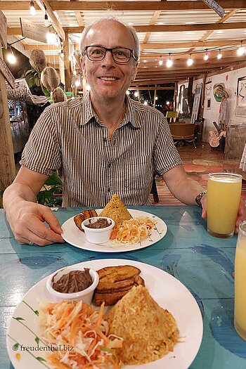 Lars im Soda bei la Fortuna