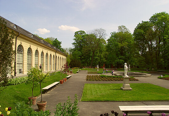 Im Schlossgarten von Wilanow