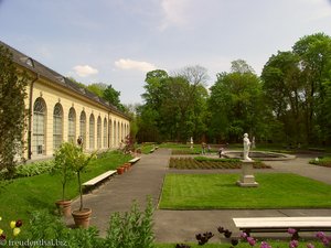 Seitenparterre der Schlossgärten von Wilanow