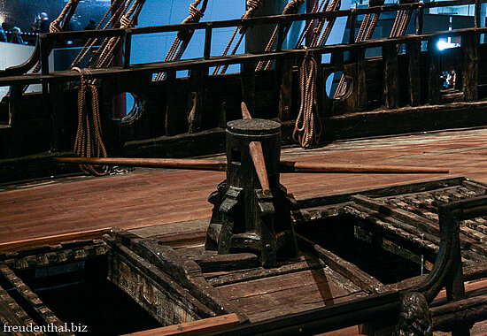 Das Deck der Vasa