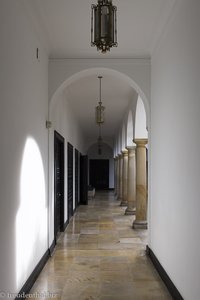 in den Gängen des Museo Botero in Bogota