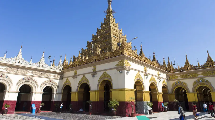 Besuch der Mahamuni-Pagode von Mandalay