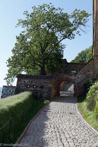 Aufstieg zum Schloss Akershus von Oslo