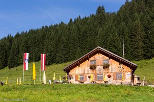 die Bergwirtschaft Bärgunthütte