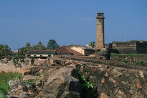 die Festung von Galle mit dem Uhrturm