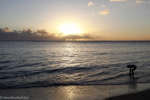 Sonnenuntergang auf Mauritius