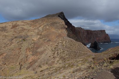 Wanderweg an der Ponta de São Lourenço