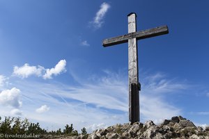 Gipfelkreuz auf dem Spieser im Allgäu