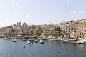 Blick auf Senglea im Dockyard Creek